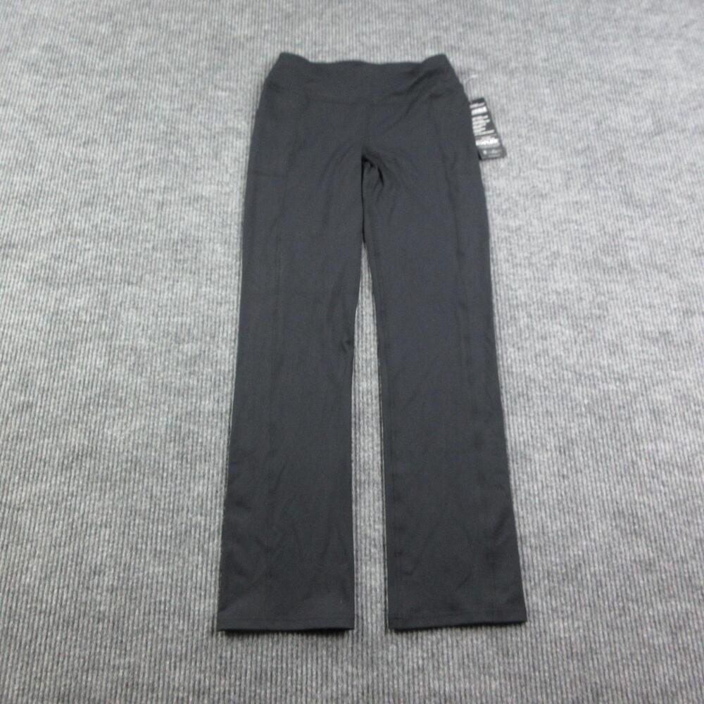Skechers Pants Womens M Black Bootcut Mid-Rise GOFLEX GoWalk 27x32* NWT